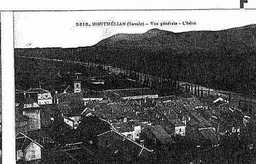 Ville de MONTMELIAN Carte postale ancienne