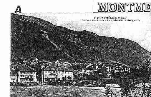 Ville de MONTMELIAN Carte postale ancienne