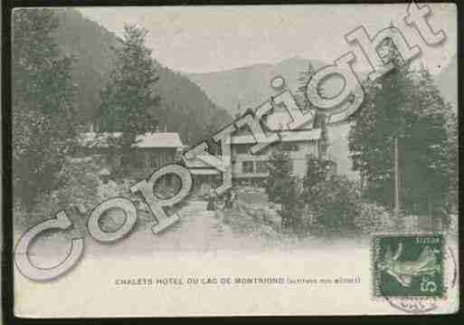 Ville de MONTRIOND Carte postale ancienne