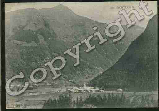 Ville de MONTRIOND Carte postale ancienne