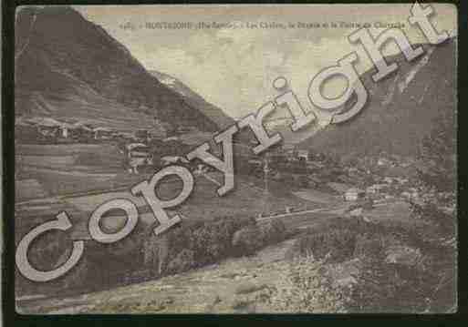 Ville de MONTRIOND Carte postale ancienne