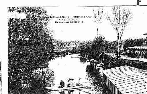 Ville de MONTRY Carte postale ancienne