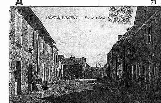 Ville de MONTSAINTVINCENT Carte postale ancienne