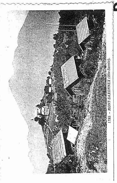 Ville de MONTSAXONNEX Carte postale ancienne