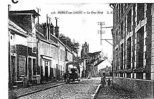 Ville de MORETSURLOING Carte postale ancienne