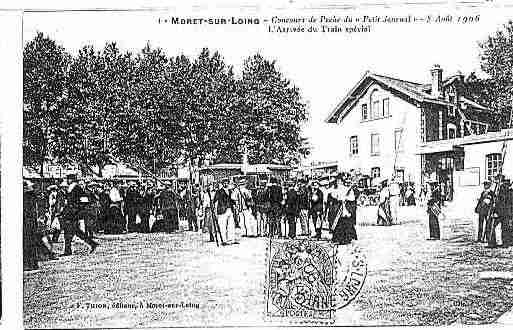 Ville de MORETSURLOING Carte postale ancienne