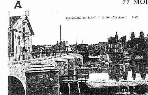 Ville de MORETSURLOING Carte postale ancienne