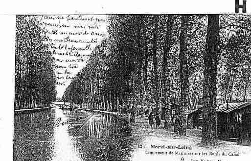 Ville de MORETSURLOING Carte postale ancienne