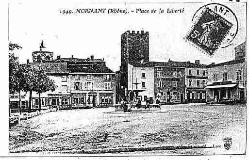 Ville de MORNANT Carte postale ancienne