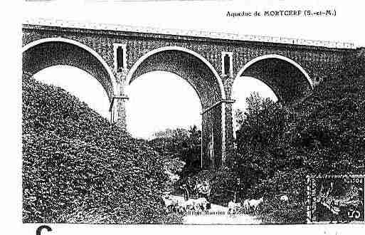 Ville de MORTCERF Carte postale ancienne