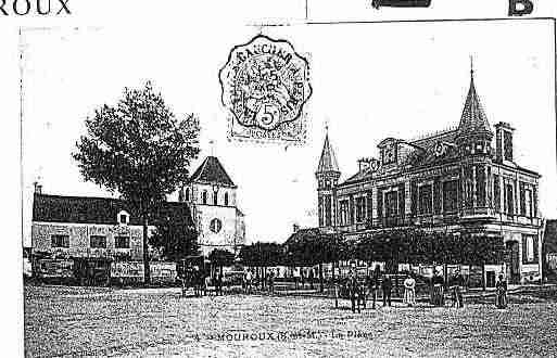 Ville de MOUROUX Carte postale ancienne