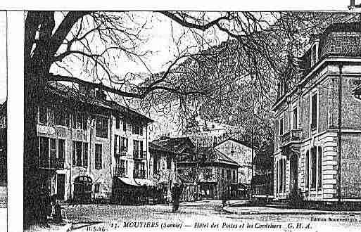 Ville de MOUTIERSTARENTAISE Carte postale ancienne