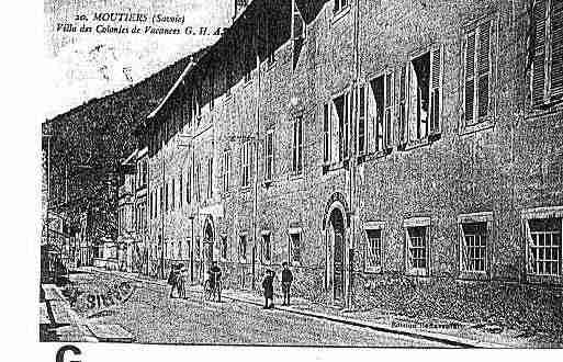 Ville de MOUTIERSTARENTAISE Carte postale ancienne