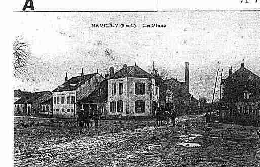 Ville de NAVILLY Carte postale ancienne