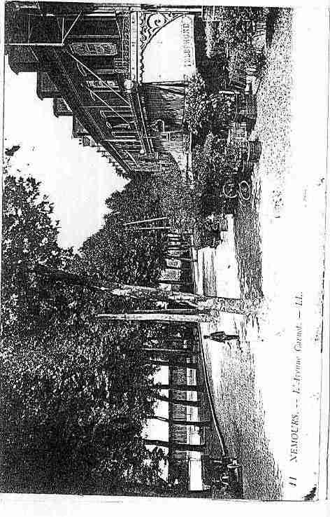 Ville de NEMOURS Carte postale ancienne