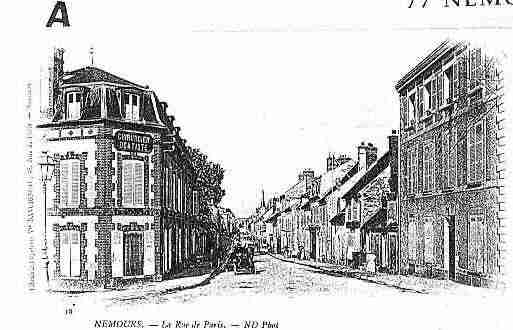 Ville de NEMOURS Carte postale ancienne