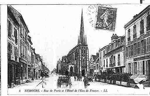 Ville de NEMOURS Carte postale ancienne