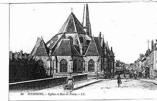 Ville de NEMOURS Carte postale ancienne