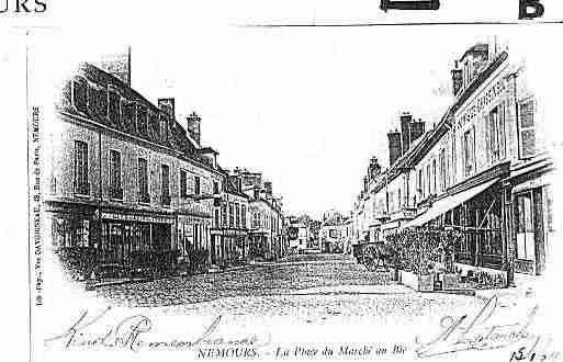 Ville de NEMOURS Carte postale ancienne