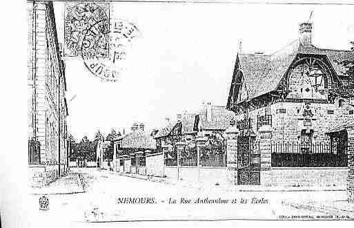 Ville de NEMOURS Carte postale ancienne