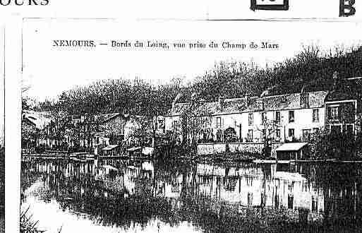 Ville de NEMOURS Carte postale ancienne