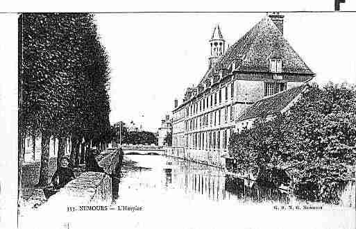 Ville de NEMOURS Carte postale ancienne