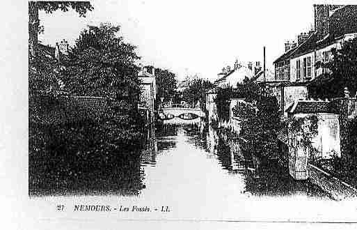 Ville de NEMOURS Carte postale ancienne