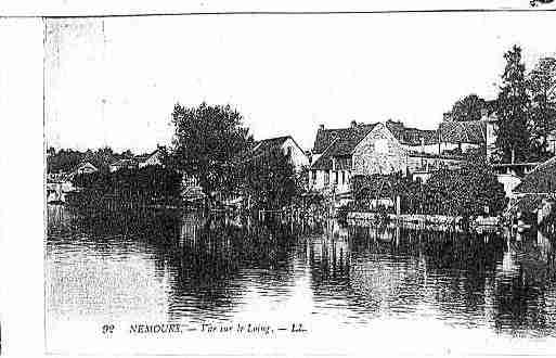 Ville de NEMOURS Carte postale ancienne