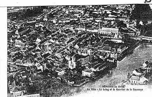 Ville de NEMOURS Carte postale ancienne