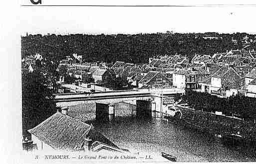 Ville de NEMOURS Carte postale ancienne