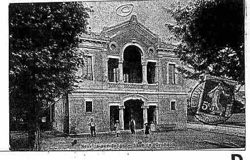 Ville de NEUVILLESURSAONE Carte postale ancienne