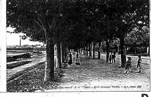 Ville de NEUVILLESURSAONE Carte postale ancienne