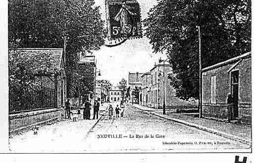 Ville de NEUVILLESURSAONE Carte postale ancienne