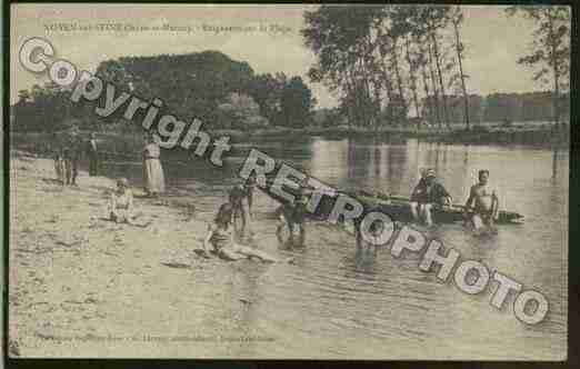 Ville de NOYENSURSEINE Carte postale ancienne