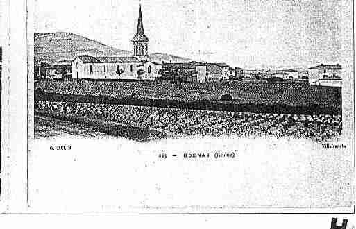 Ville de ODENAS Carte postale ancienne