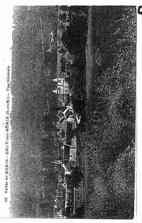 Ville de ORLYSURMORIN Carte postale ancienne