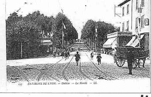 Ville de OULLINS Carte postale ancienne