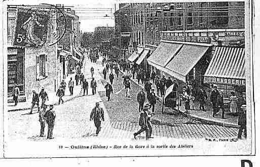 Ville de OULLINS Carte postale ancienne