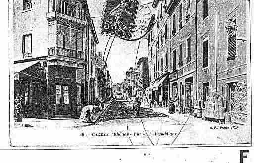 Ville de OULLINS Carte postale ancienne