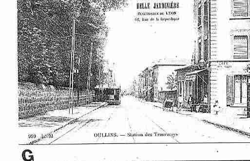 Ville de OULLINS Carte postale ancienne