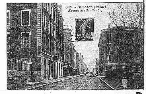Ville de OULLINS Carte postale ancienne