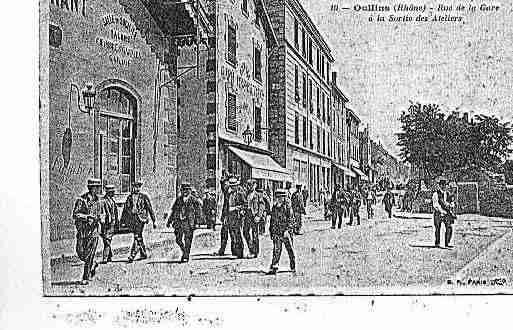 Ville de OULLINS Carte postale ancienne