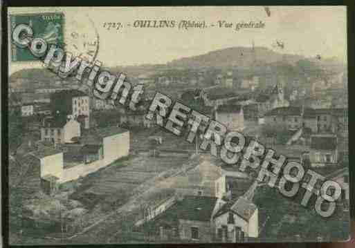 Ville de OULLINS Carte postale ancienne