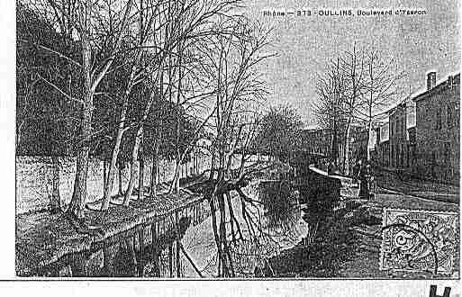Ville de OULLINS Carte postale ancienne