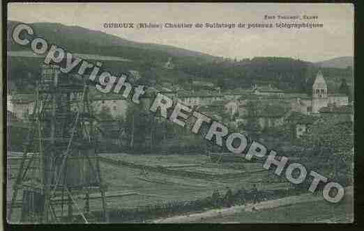 Ville de OUROUX Carte postale ancienne Ville de OUROUX Carte postale ancienne