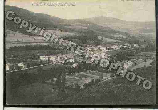 Ville de OUROUX Carte postale ancienne