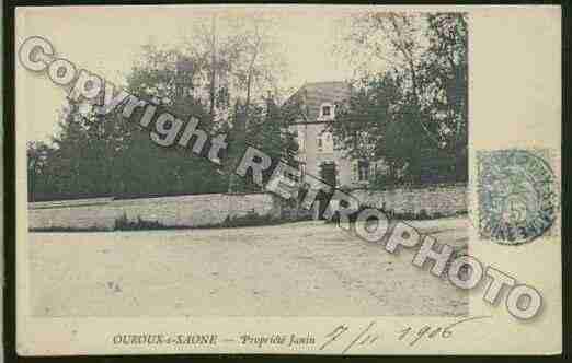 Ville de OUROUXSURSAONE Carte postale ancienne