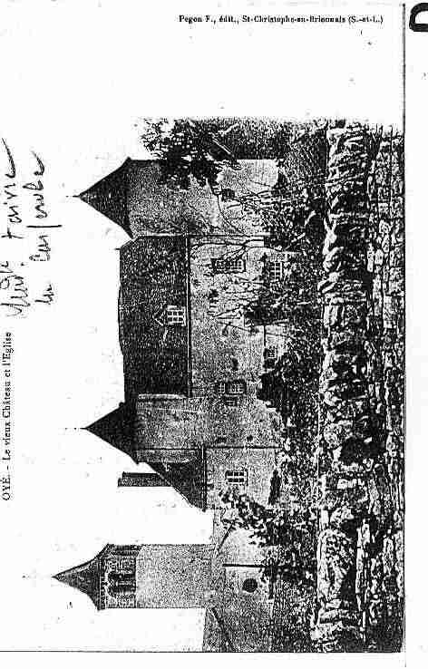 Ville de OYE Carte postale ancienne Ville de OYE Carte postale ancienne