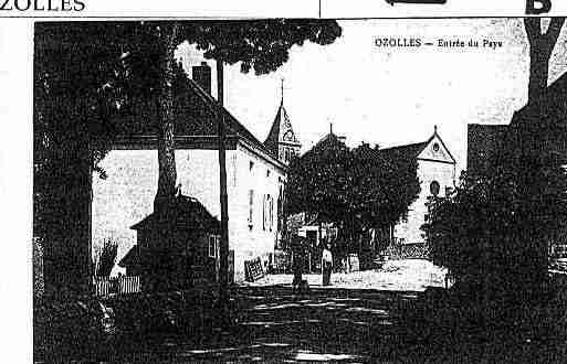 Ville de OZOLLES Carte postale ancienne