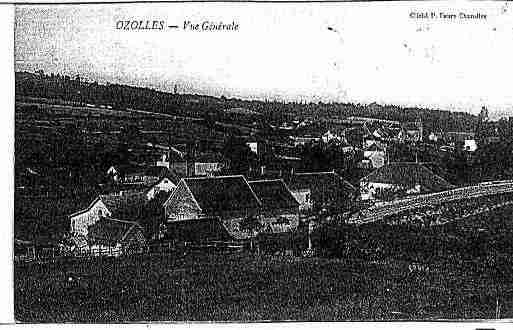 Ville de OZOLLES Carte postale ancienne